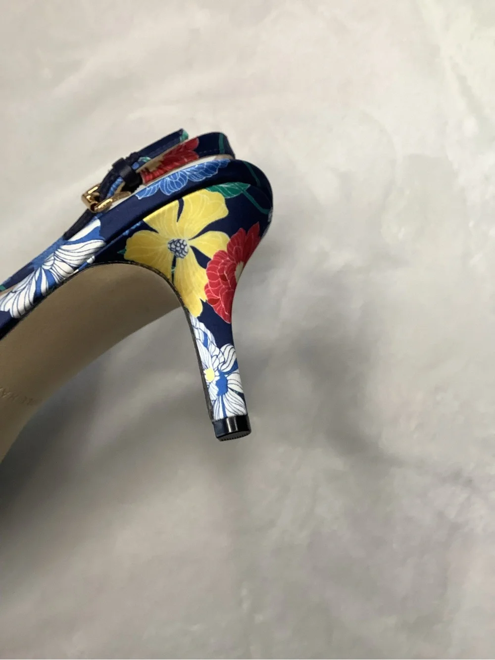 Cole Haan Sz 11B Vesta Floral Slingback Heels, Pumps ~ New Without Box
